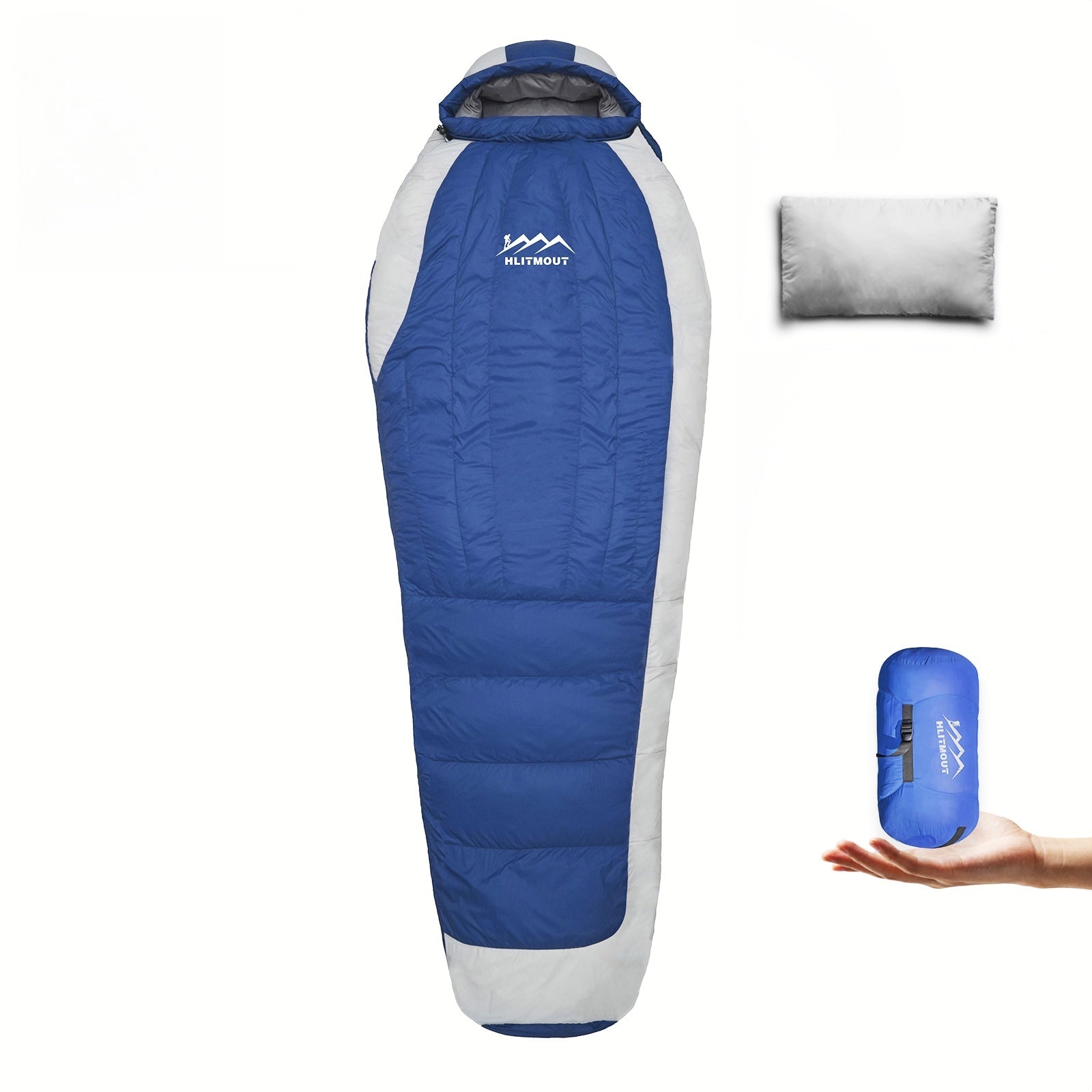 Hlitmout Ultralight Down Sleeping Bag,400g Filling down.3 Season Seeping bag