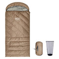 HLITMOUT XXL Down Sleeping Bag | 680FP 800g Fill 230cm×100cm Oversized Wide for Outdoor Camping